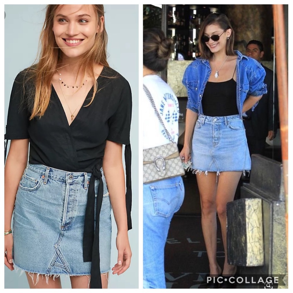 NWOT Citizens of Humanity Denim Mini Skirt